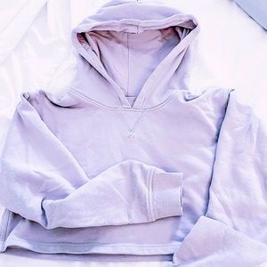 Cropped hoodies lululemon “All yours” lilac color